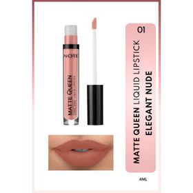 Note Cosmetique 01 Elegant Nude Matte Queen Likit Ruj