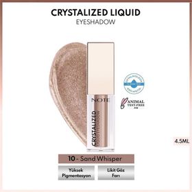 Note Crystalized Liquid Eyeshadow 10 Sand Whisper Göz Farı