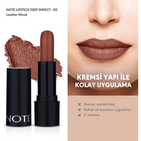 Note Deep İmpact 05 Leather Mood Lipstick