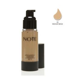 Note Detox and Protect 03 Medium Beige Fondöten