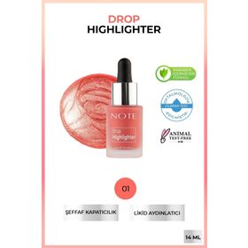 Note Drop 01 Pearl Rose Highlighter