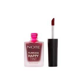 Note Flawless Happy Tint Lip & Cheek 02 Wild Cherry Mor Likit Allık