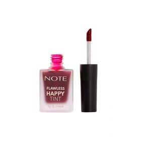 Note Flawless Happy Tint Lip & Cheek 02 Wild Cherry Mor Likit Allık