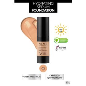 Note Hydrating 002 Serum Fondöten