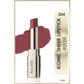 Note Iconic Sheer 204 Ruler Nemlendirici Parlak Ruj