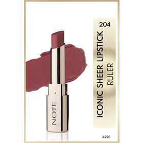 Note Iconic Sheer 204 Ruler Nemlendirici Parlak Ruj