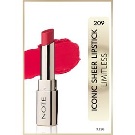 Note Iconic Sheer 209 Limitless Nemlendirici Parlak Ruj