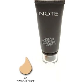 Note Luminous Mousturizing Natural Beige 02 SPF15 35 ml Fondöten