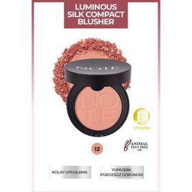 Note Luminous Silk 12 Rosy Glow Compact Allık