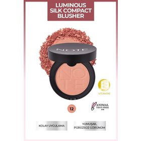 Note Luminous Silk 12 Rosy Glow Compact Allık