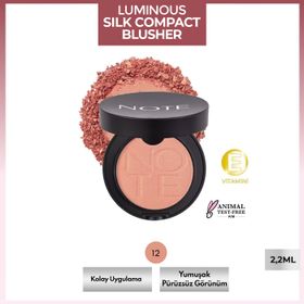 Note Luminous Silk 12 Rosy Glow Compact Allık