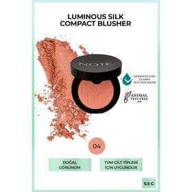 Note Luminous Silk Blusher No 04 Soft Peach Allık