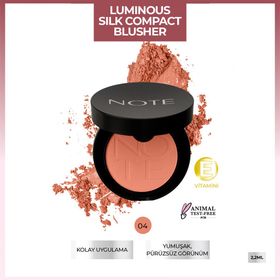 Note Luminous Silk Blusher No 04 Soft Peach Allık