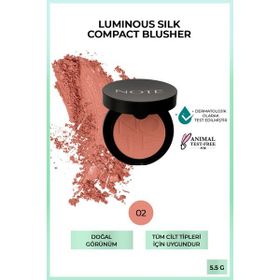 Note Luminous Silk Compact 02 Pink İn Summer Allık
