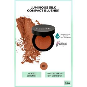 Note Luminous Silk Compact Blusher 07 Star Copper Allık