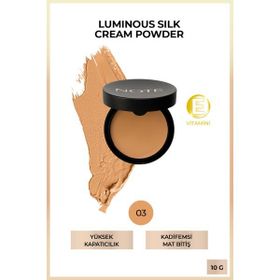 Note Luminous Silk Patakrem 03 Medium Beige Cream Powder