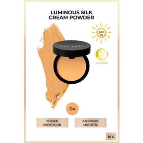 Note Luminous Silk Patakrem 04 Sand Cream Powder