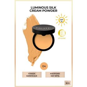 Note Luminous Silk Patakrem 04 Sand Cream Powder