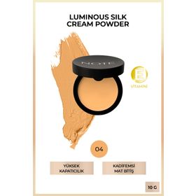 Note Luminous Silk Patakrem 04 Sand Cream Powder