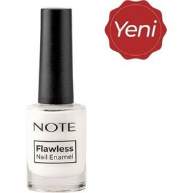 Note Nail Flawless 02 Açık Beyaz Oje