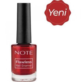 Note Nail Flawless 34 Fosforlu Kırmızı Oje