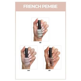 Note Nail Flawless 3'lü French Pembe Oje Seti