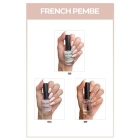 Note Nail Flawless 3'lü French Pembe Oje Seti