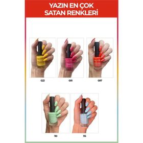 Note Nail Flawless 5'li Yazın En Çok Satanları Oje Seti