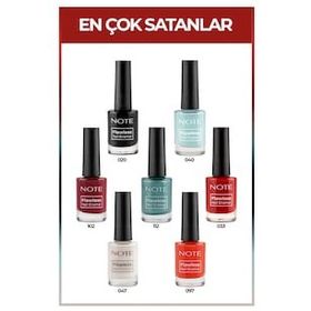 Note Nail Flawless 7'li En Çok Satanlar Oje Seti
