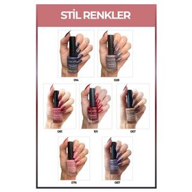 Note Nail Flawless 7'li Renkli Karma Oje Seti