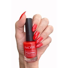 Note Nail Flawless 98 Kırmızı Turuncu Oje