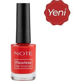 Note Nail Flawless 98 Kırmızı Turuncu Oje