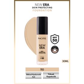 Note New Era Skin Protecting SPF50 110 Nemlendirici Etkili Fondöten