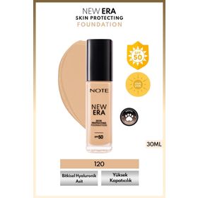 Note New Era Skin Protecting SPF50 120 Nemlendirici Etkili Fondöten