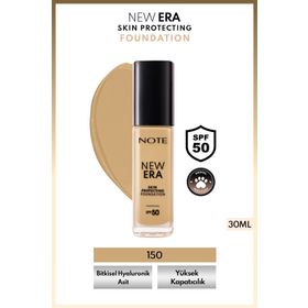 Note New Era Skin Protecting SPF50 150 Nemlendirici Etkili Fondöten