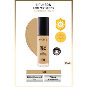 Note New Era Skin Protecting SPF50 150 Nemlendirici Etkili Fondöten