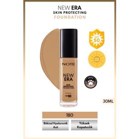Note New Era Skin Protecting SPF50 180 Nemlendirici Etkili Fondöten