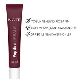 Note Peptide Glow SPF 30 Pink Sugar 03 Nemlendirici Ve Parlatıcı Renkli Dudak Balmı
