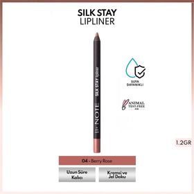 Note Silk Stay Lipliner 04 Berry Rose Suya Dayanıklı İpeksi Dudak Kalemi