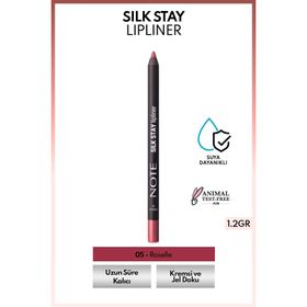 Note Silk Stay Lipliner 05 Roselle Suya Dayanıklı İpeksi Dudak Kalemi