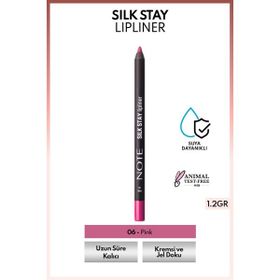 Note Silk Stay Lipliner 06 Pink Suya Dayanıklı İpeksi Dudak Kalemi