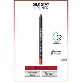 Note Silk Stay Lipliner 07 Cherry Silk Suya Dayanıklı İpeksi Dudak Kalemi