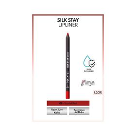 Note Silk Stay Lipliner 08 Scarlet Red Suya Dayanıklı İpeksi Dudak Kalemi