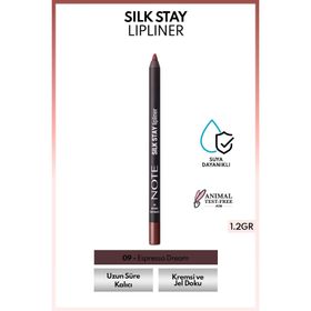 Note Silk Stay Lipliner 09 Espresso Dream Suya Dayanıklı İpeksi Dudak Kalemi