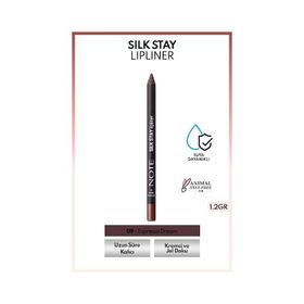Note Silk Stay Lipliner 09 Espresso Dream Suya Dayanıklı İpeksi Dudak Kalemi