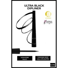 Note Ultra Black Dipliner Keçe Uçlu Fırça Dipliner