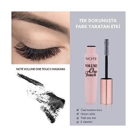 Note Volume One Touch Siyah Maskara