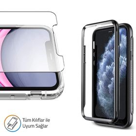 Notech iPhone 11 Pro Max 5'li Eko Paket Temperli Cam Ekran Koruyucu