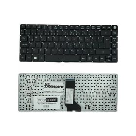 Notespare Acer Aspire E5-491 E5-491G Siyah Türkçe Uyumlu Laptop Klavye