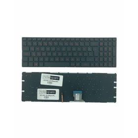 Notespare Asus 9Z.N8SBU.C01 9Z.N8SBU.C0T Türkçe Işıklı Siyah Uyumlu Laptop Klavye